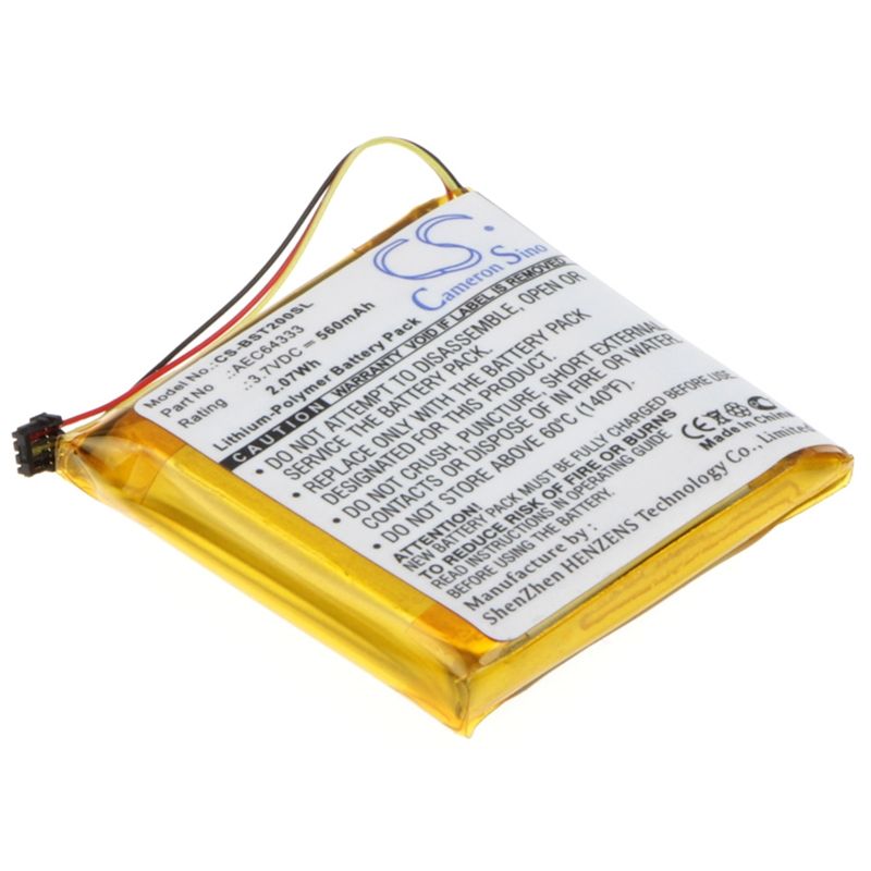 Li-polymer Battery Fits Beats, Studio 2.0, Beats 3.7v, 560mah Wireless Headset Cameron Sino Technology Limited