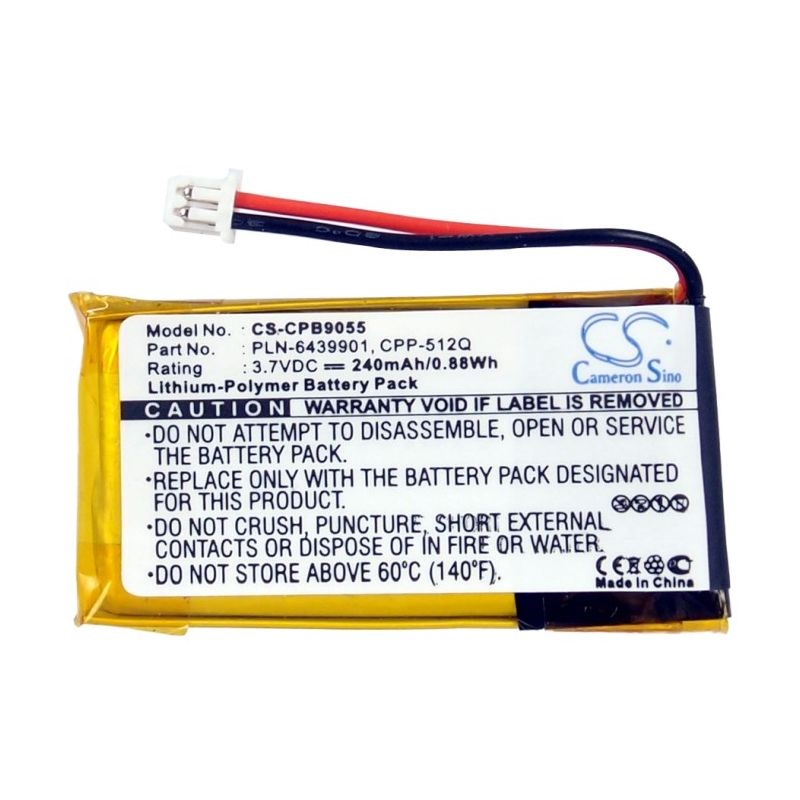 Li-polymer Battery Fits Avaya, Awh55, Awh-55, Awh65 3.7v, 240mah Wireless Headset Cameron Sino Technology Limited