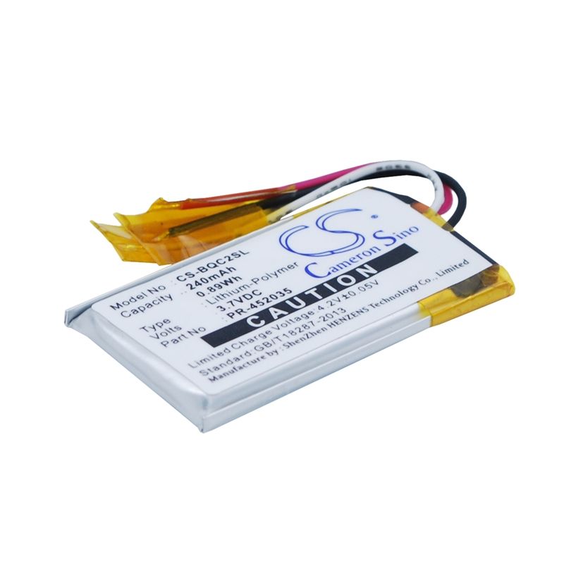 Li-polymer Battery Fits Bose, Qc20, Quietcomfort 20, 3.7v, 240mah GPS & Navigator Cameron Sino Technology Limited