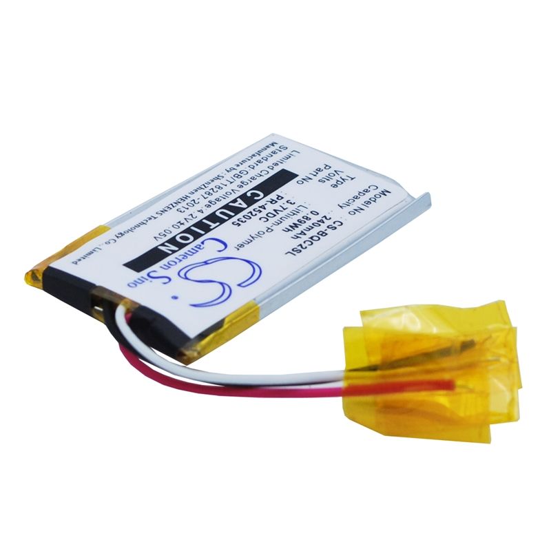 Li-polymer Battery Fits Bose, Qc20, Quietcomfort 20, 3.7v, 240mah GPS & Navigator Cameron Sino Technology Limited
