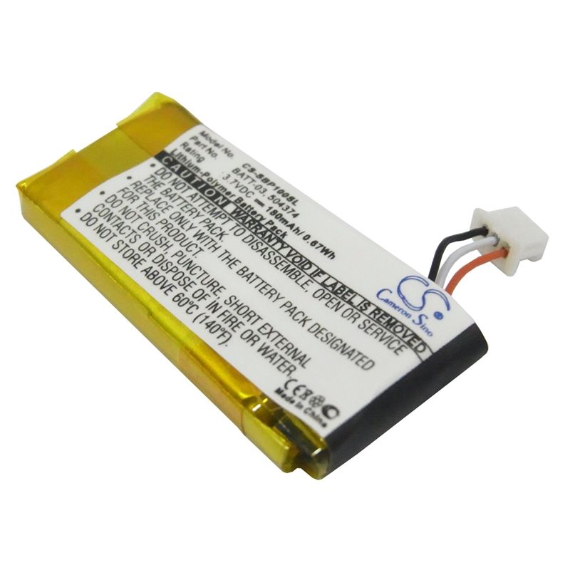 Li-polymer Battery Fits Sennheiser, D10, Dw Office, Dw Office Ml 3.7v, 180mah Wireless Headset Cameron Sino Technology Limited