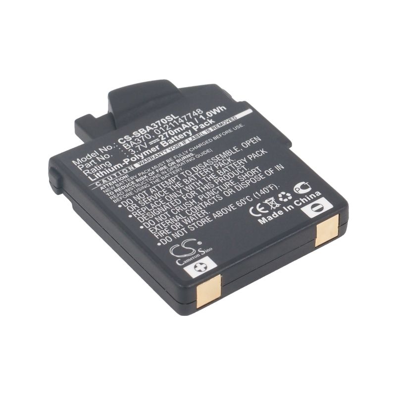 Li-polymer Battery Fits Sennheiser, 450 Travel, 550 Travel, Mm 400 3.7v, 270mah Wireless Headset Cameron Sino Technology Limited