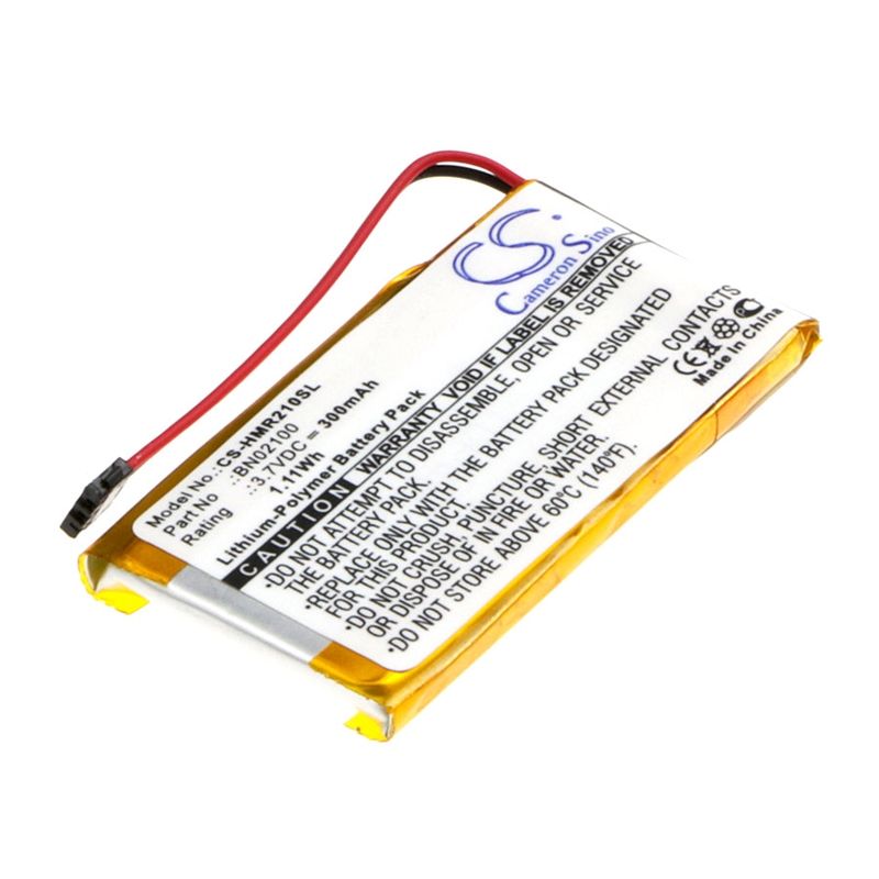 Li-Polymer Battery fits Htc, Mini Bl R120 Bluetooth Media Handset, Htc 3.7V, 300mAh Wireless Headset Cameron Sino Technology Limited