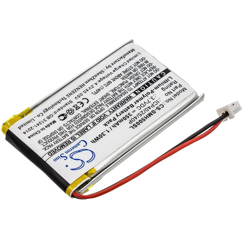Li-polymer Battery Fits Sena, Smh-5, Sena 3.7v, 350mah Wireless Headset Cameron Sino Technology Limited