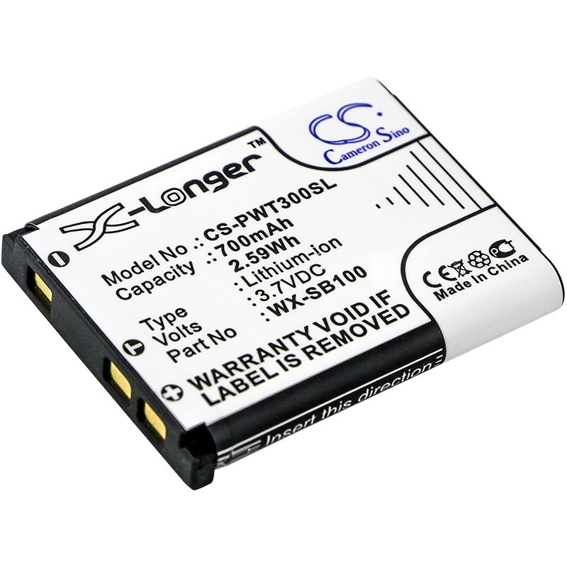 Li-ion Battery fits Panasonic, Attune Ii Hd3, Wx-ch455, Wx-st100 3.7V, 700mAh Wireless Headset Cameron Sino Technology Limited