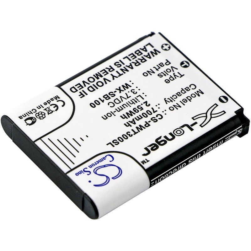 Li-ion Battery fits Panasonic, Attune Ii Hd3, Wx-ch455, Wx-st100 3.7V, 700mAh Wireless Headset Cameron Sino Technology Limited