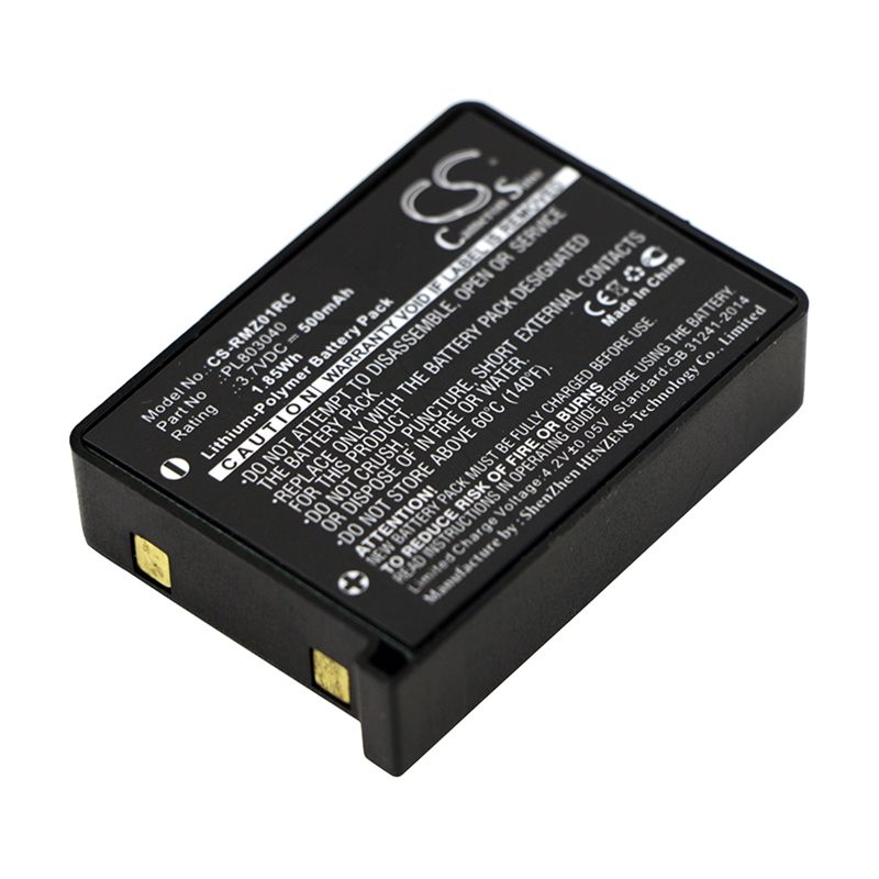 Li-polymer Battery Fits Razer, Rz01-0133, Rz84-01330100, Turret 3.7v, 500mah Keyboard,Mouse Cameron Sino Technology Limited