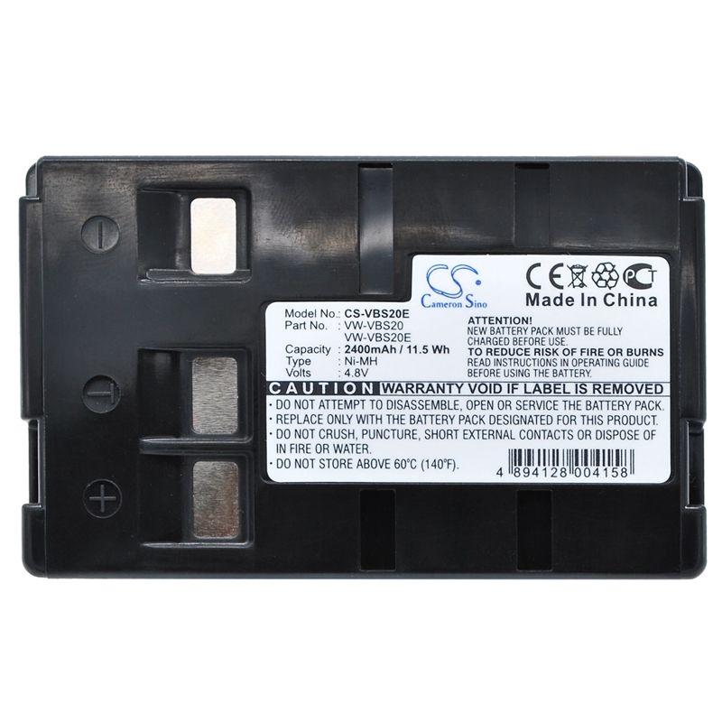 Ni-MH Battery fits Blaupunkt, Scr-250, Panasonic, Nv-a1 4.8V, 2400mAh Camera Cameron Sino Technology Limited