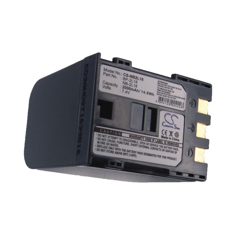 Li-ion Battery Fits Canon, Digital Rebel Xt Eos 350d, Dv5, Dv5-bl 7.4v, 2000mah Camera Cameron Sino Technology Limited