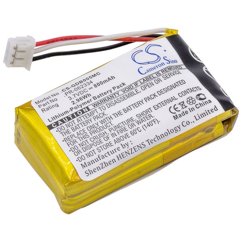 Li-polymer Battery Fits Gopro, Chdha-301, Hero +, Hero Hwbl1 3.7v, 800mah Camera Cameron Sino Technology Limited