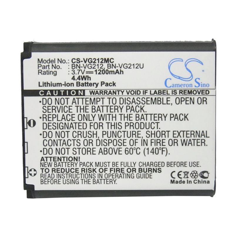 Li-ion Battery Fits Jvc, Gz-v700, Gz-vx705, Gz-vx755 3.7v, 1200mah Camera Cameron Sino Technology Limited