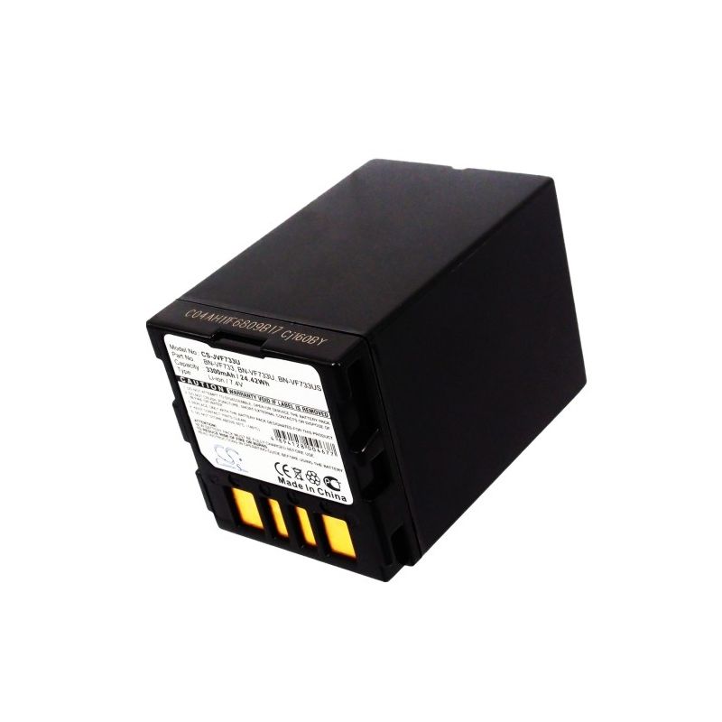 Li-ion Battery fits Jvc, Gr-d240, Gr-d246, Gr-d247 7.4V, 3300mAh Camera Cameron Sino Technology Limited