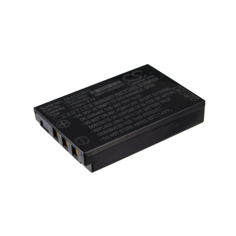 Li-ion Battery fits Kodak, Easyshare Dx6490, Easyshare Dx7440, Easyshare Dx7440 Zoom 3.7V, 1400mAh Camera Cameron Sino Technology Limited