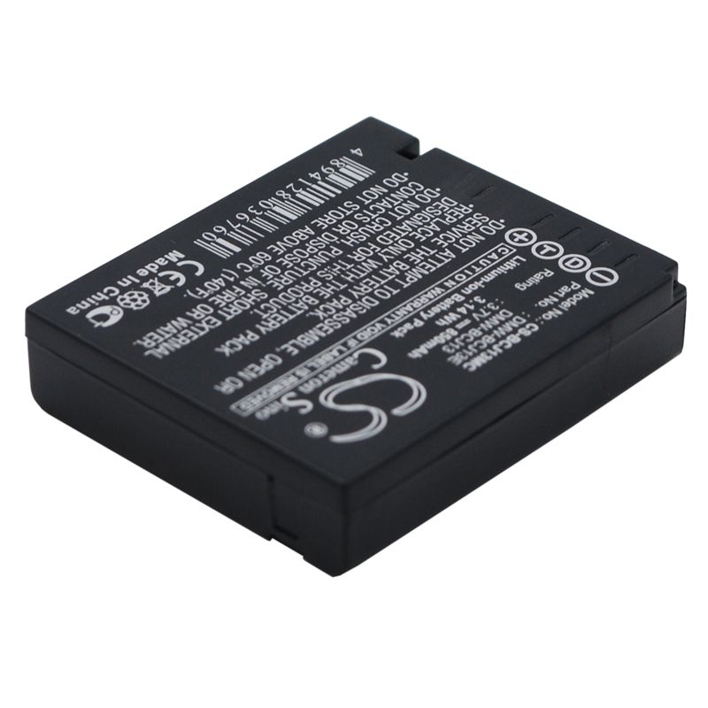 Li-ion Battery fits Leica, D-lux5, D-lux5e, D-lux6 3.7V, 850mAh Camera Cameron Sino Technology Limited