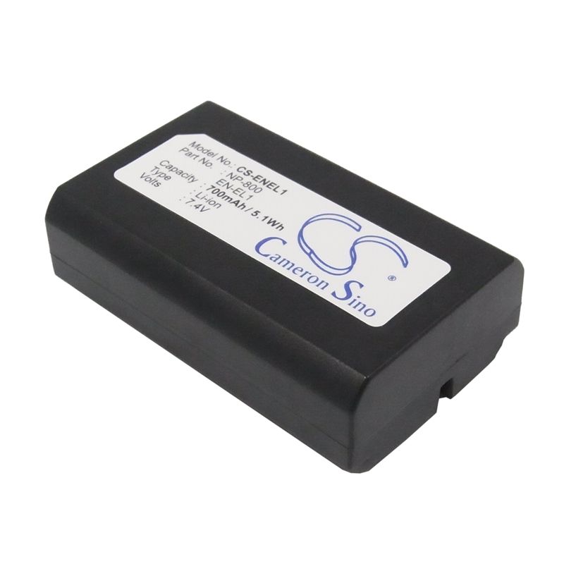 Li-ion Battery Fits Minolta, Dg-5w, Dimage A200, Nikon 7.4v, 700mah Camera Cameron Sino Technology Limited