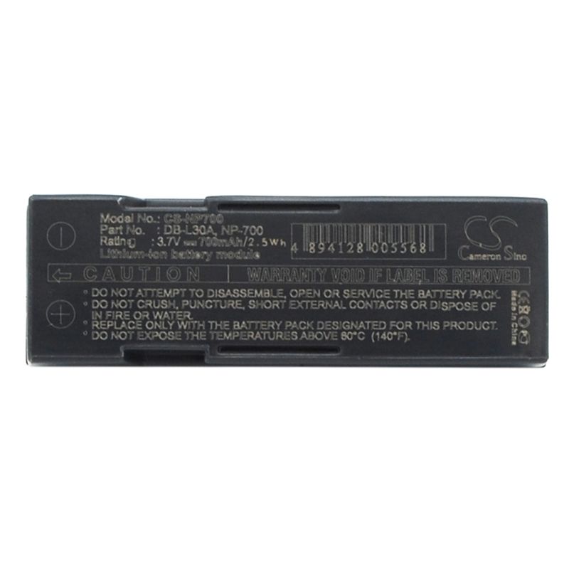 Li-ion Battery Fits Minolta, Dg-x50-k, Dg-x50-r, Dg-x50-s 3.7v, 700mah Camera Cameron Sino Technology Limited