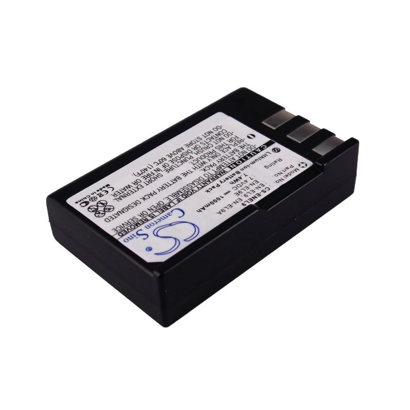 Li-ion Battery Fits Nikon, D3000, D40, D40a 7.4v, 1000mah Camera Cameron Sino Technology Limited
