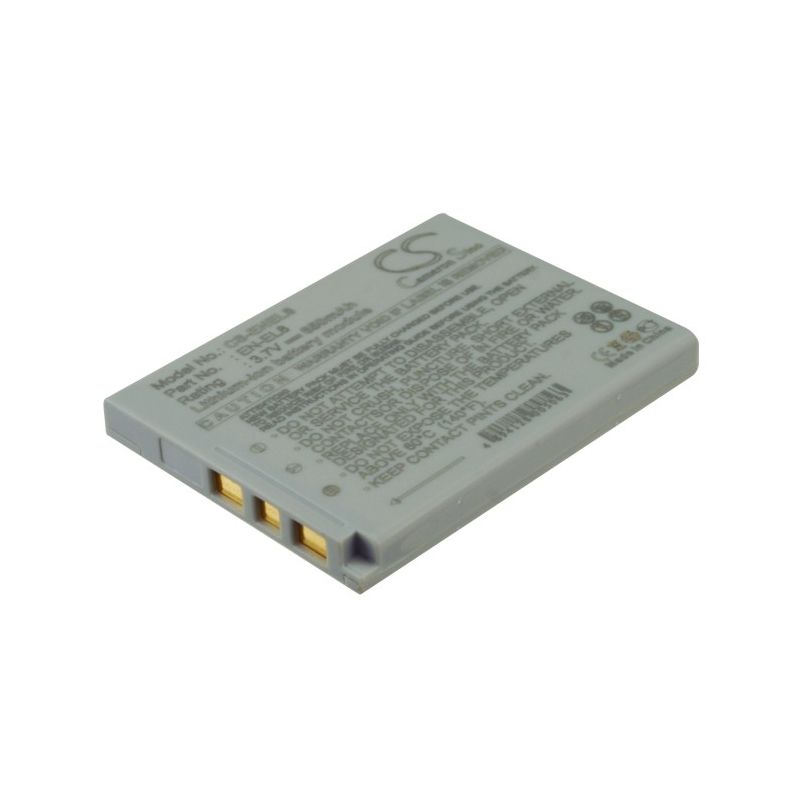 Li-ion Battery fits Nikon, Coolpix P1, Coolpix P2, Coolpix S1 3.7V, 650mAh Camera Cameron Sino Technology Limited