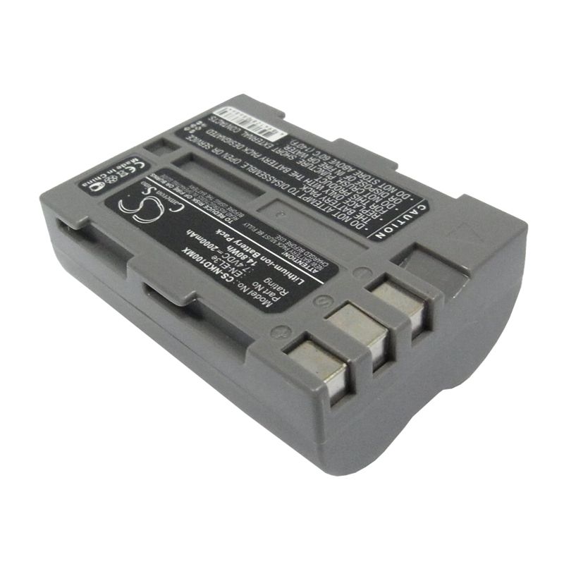 Li-ion Battery Fits Nikon, D100, D100 Slr, D200 7.4v, 2000mah Camera Cameron Sino Technology Limited