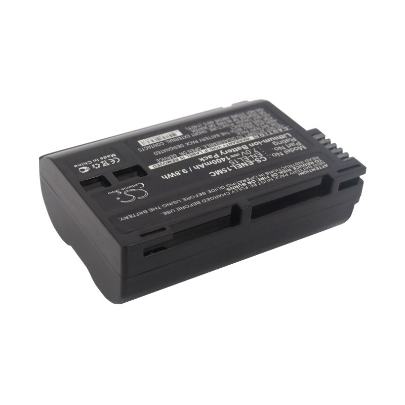 Li-ion Battery fits Nikon, 1 V1, Coolpix D7000, D600 7.0V, 1400mAh Camera Cameron Sino Technology Limited