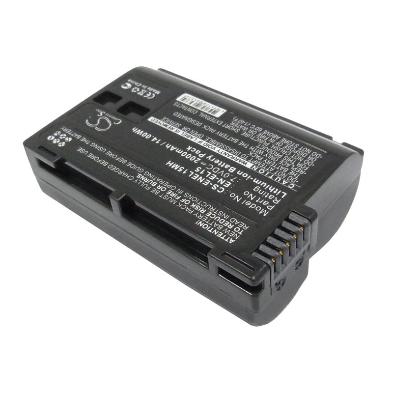 Li-ion Battery Fits Nikon, 1 V1, Coolpix D7000, D600 7.0v, 2000mah Camera Cameron Sino Technology Limited