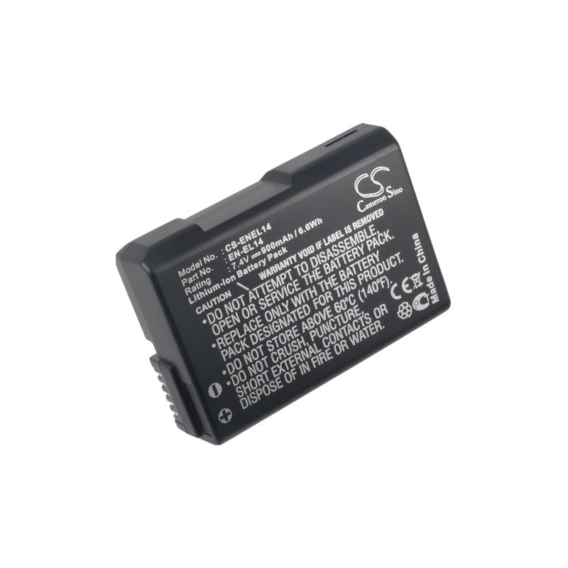 Li-ion Battery fits Nikon, Coolpix P7000, Coolpix P7100, Coolpix P7700 7.4V, 900mAh Camera Cameron Sino Technology Limited