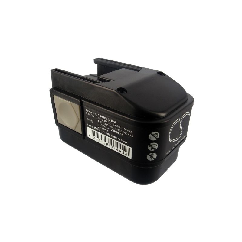 Ni-MH Battery fits Aeg, 2000, Battery Light Pl Option, Best 9.6x 9.6V, 2100mAh Power Tools Cameron Sino Technology Limited