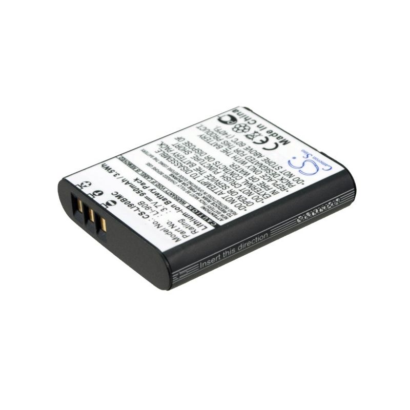 Li-ion Battery fits Olympus, Powers Stylus Sp-100, Sh-50 His, Stylus Xz-2 3.7V, 950mAh Camera Cameron Sino Technology Limited