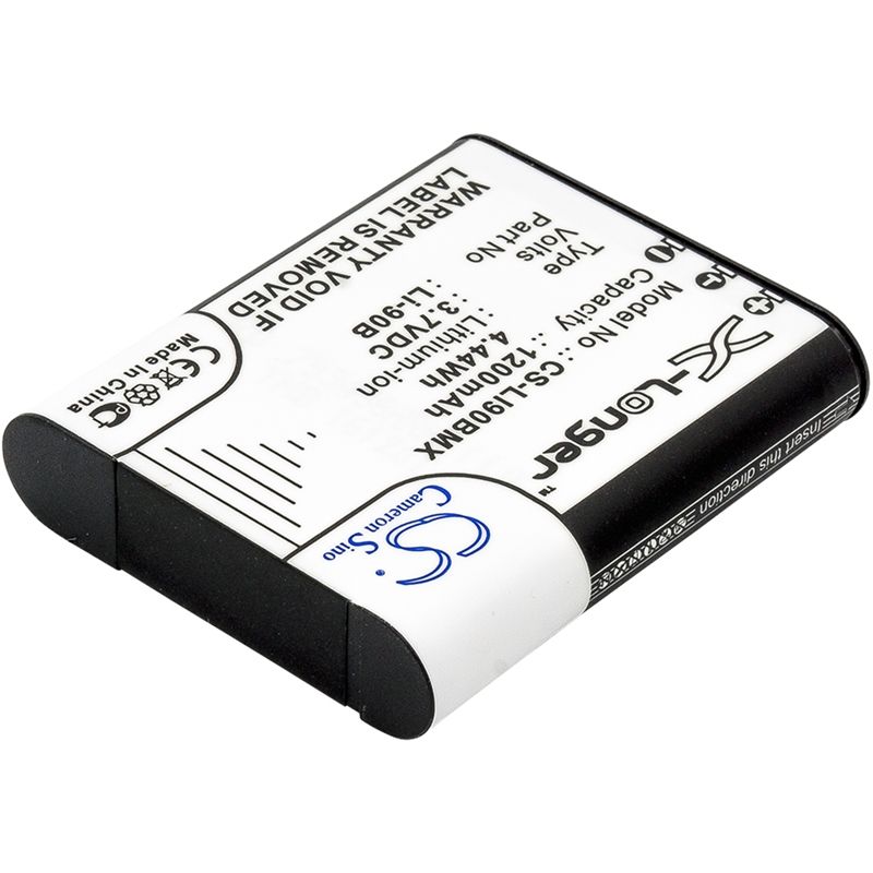 Li-ion Battery fits Olympus, Powers Stylus Sp-100, Sh-50 His, Stylus Xz-2 3.7V, 1200mAh Camera Cameron Sino Technology Limited