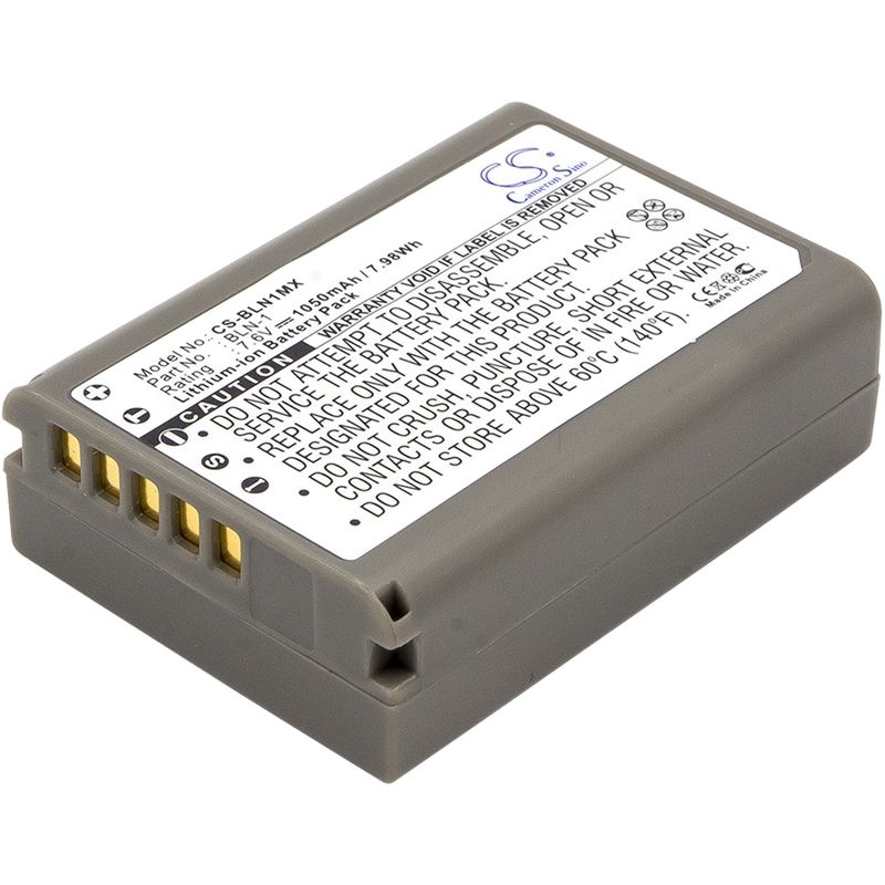 Li-ion Battery Fits Olympus, Em1 Ii, E-m1 Ii, Em5 7.6v, 1050mah Camera Cameron Sino Technology Limited