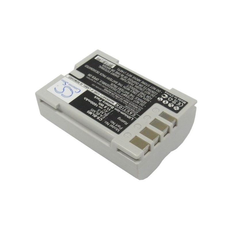 Li-ion Battery fits Olympus, E3, E30, E5 7.4V, 1600mAh Camera Cameron Sino Technology Limited