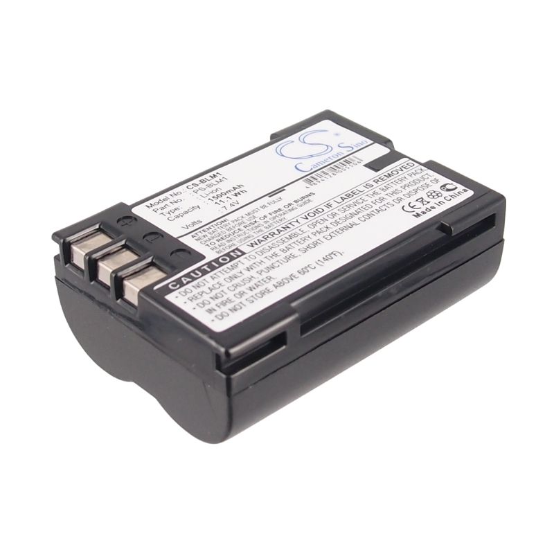 Li-ion Battery fits Olympus, C-7070, C-8080 Wide Zoom, Camedia C-5060 Wide Zoom 7.4V, 1500mAh Camera Cameron Sino Technology Limited