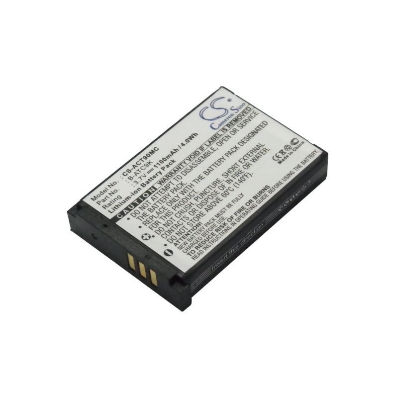Li-ion Battery fits Oregon Scientific, Atc9k, Atc9k Action Camera 3.7V, 1100mAh Camera Cameron Sino Technology Limited