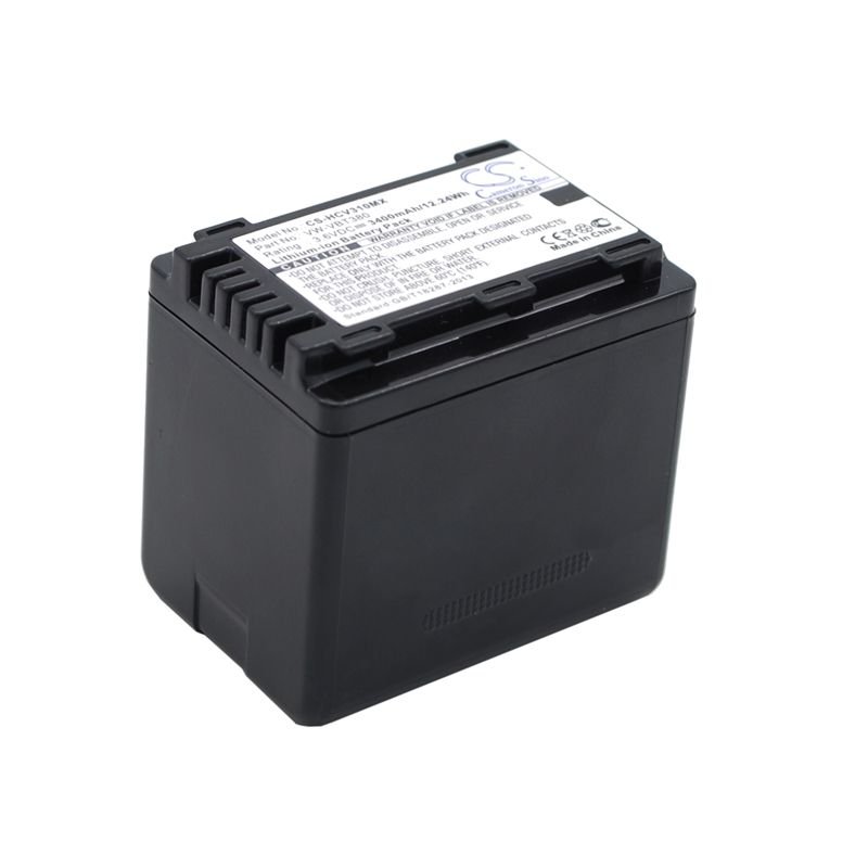 Li-ion Battery fits Panasonic, Hc-250eb, Hc-550eb, Hc-727eb 3.6V, 3400mAh Camera Cameron Sino Technology Limited