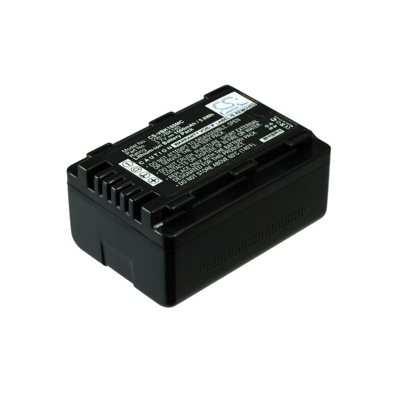 Li-ion Battery Fits Panasonic, Hc-v10, Hc-v100, Hc-v100eg-k 3.7v, 1500mah Camera Cameron Sino Technology Limited