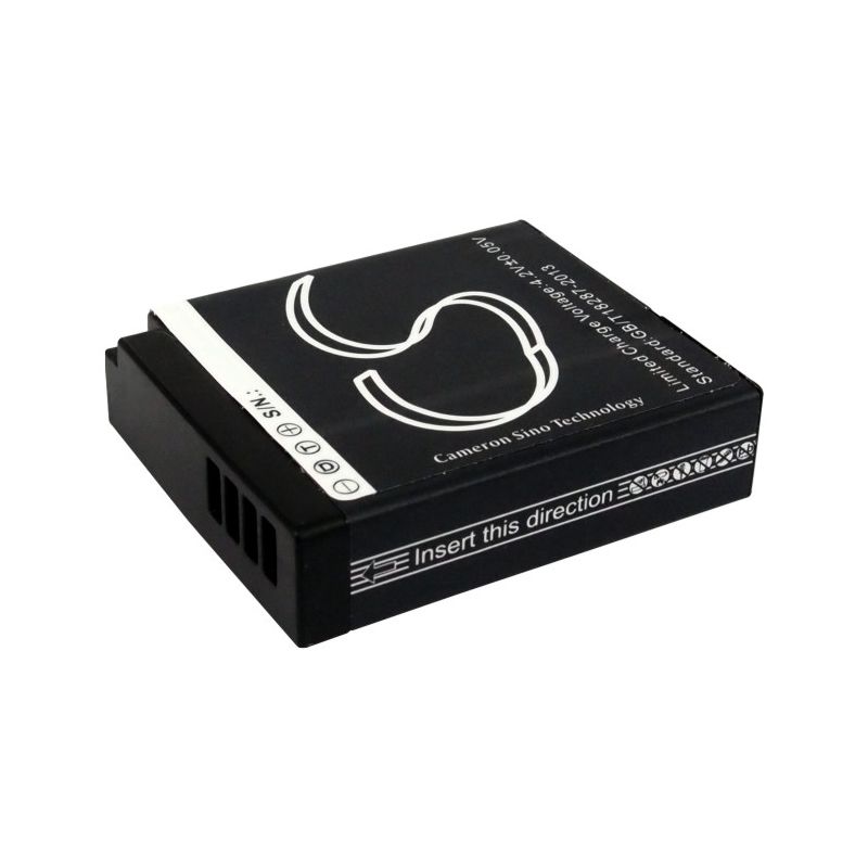 Li-ion Battery Fits Panasonic, Lumix Dmc-gm1, Lumix Dmc-gm1d, Lumix Dmc-gm1k 7.2v, 600mah Camera Cameron Sino Technology Limited