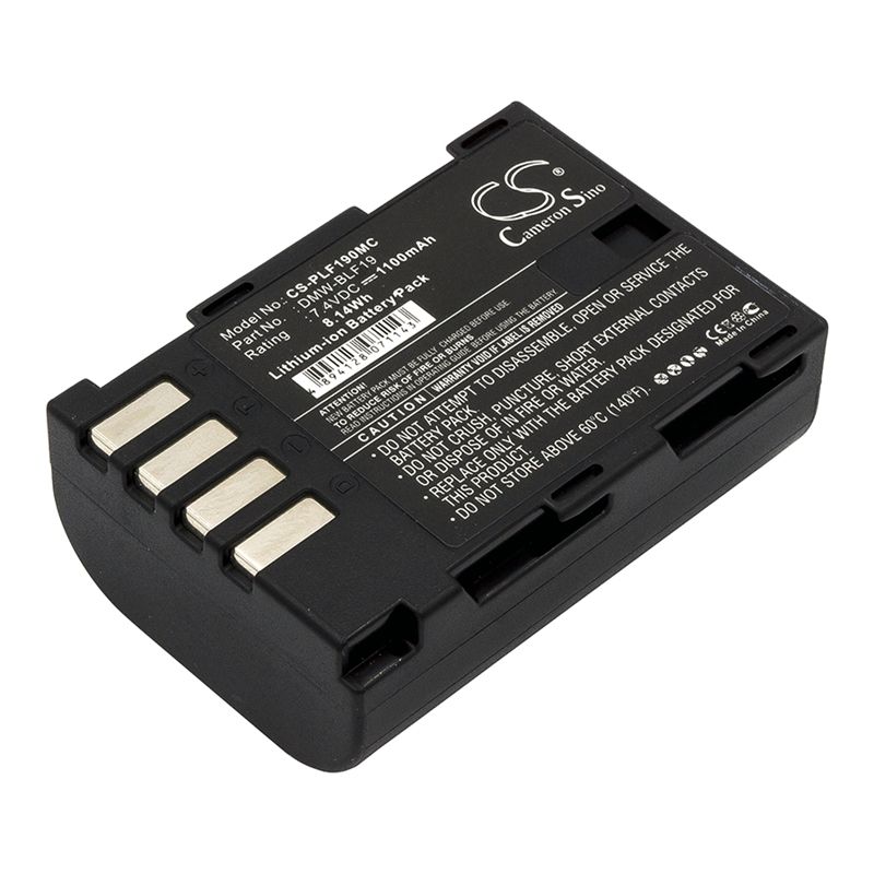 Li-ion Battery fits Panasonic, Lumix Dmc-gh3, Lumix Dmc-gh3a, Lumix Dmc-gh3agk 7.4V, 1100mAh Camera Cameron Sino Technology Limited