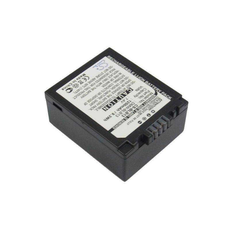 Li-ion Battery fits Panasonic, Lumix Dmc-g1, Lumix Dmc-g1 Slr, Lumix Dmc-g10 7.4V, 1250mAh Camera Cameron Sino Technology Limited