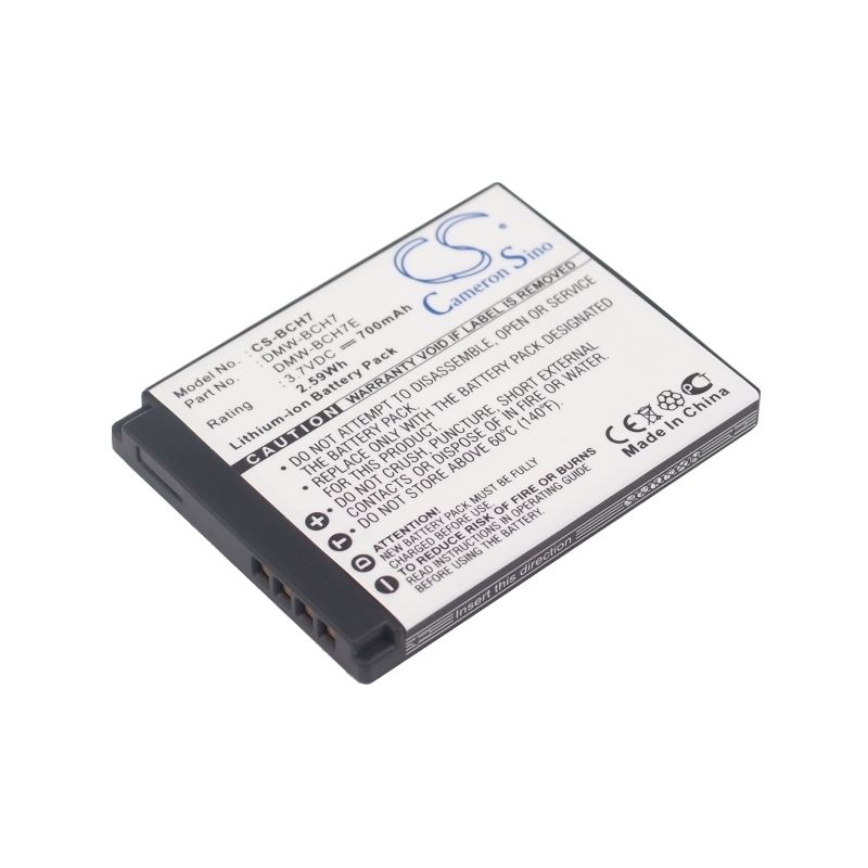 Li-ion Battery Fits Panasonic, Lumix Dmc-fp1, Lumix Dmc-fp1a, Lumix Dmc-fp1d 3.7v, 690mah Home Electronics Cameron Sino Technology Limited (Suspended)