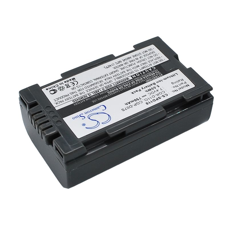 Li-ion Battery fits Panasonic, Ag-dvc15, Ag-dvx100be, Aj-pcs060g(portable Hard Disk Unit) 7.4V, 750mAh Home Electronics Cameron Sino Technology Limited