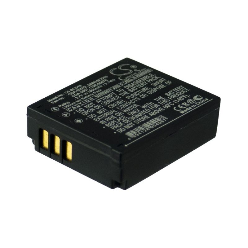 Li-ion Battery Fits Panasonic, Lumix Dmc-tz1, Lumix Dmc-tz11, Lumix Dmc-tz11gk 3.7v, 1000mah Camera Cameron Sino Technology Limited