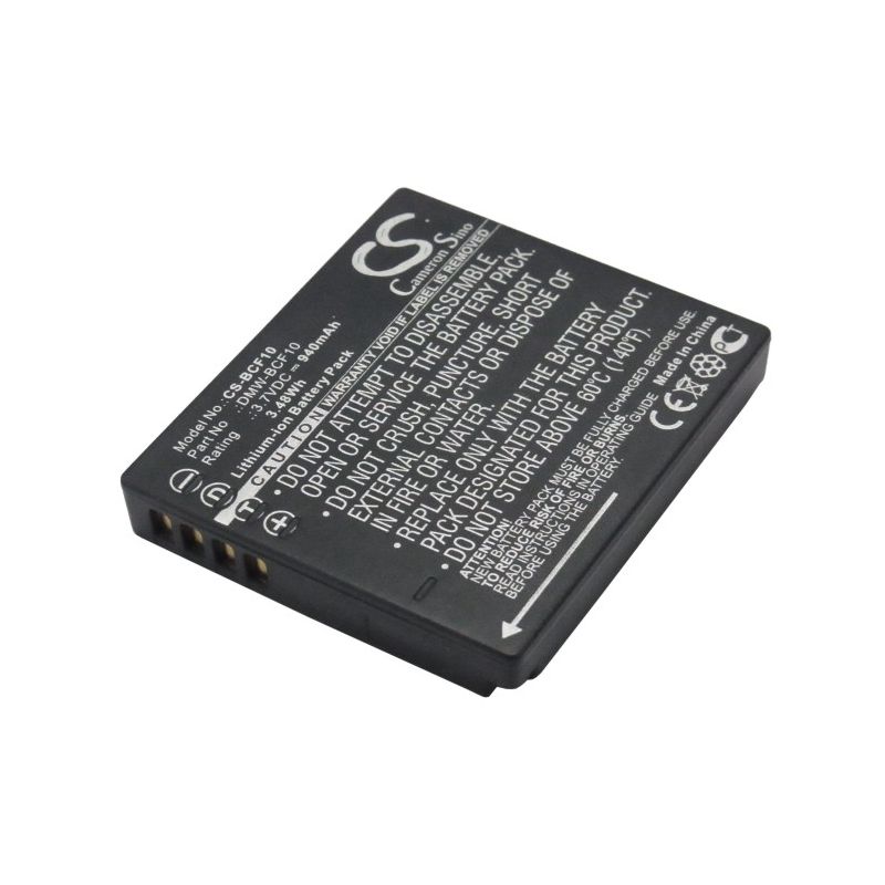Li-ion Battery Fits Panasonic, Lumix Dmc-fs4k, Lumix Dmc-fs8s, Lumix Dmc-f2k 3.7v, 940mah Camera Cameron Sino Technology Limited