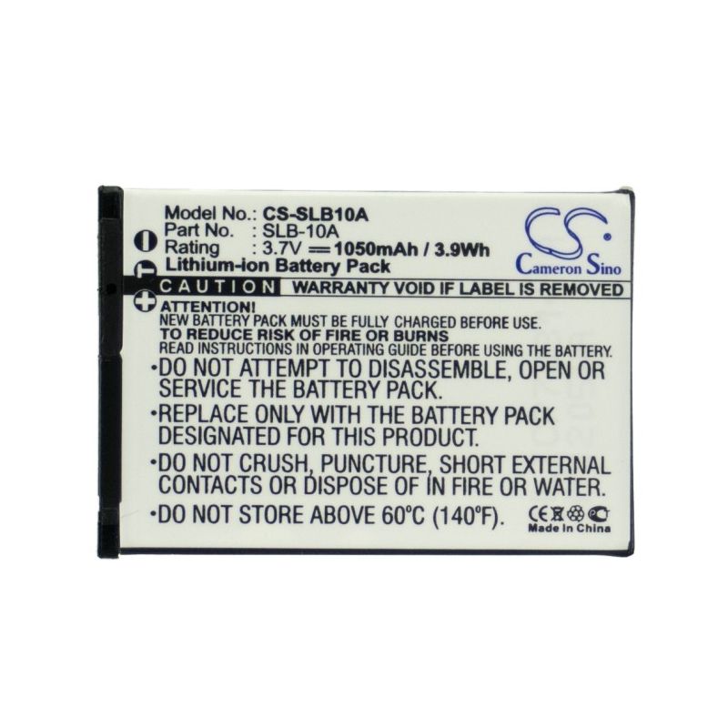 Li-ion Battery Fits Samsung, Es50, Es55, Es60 3.7v, 1050mah Camera Cameron Sino Technology Limited
