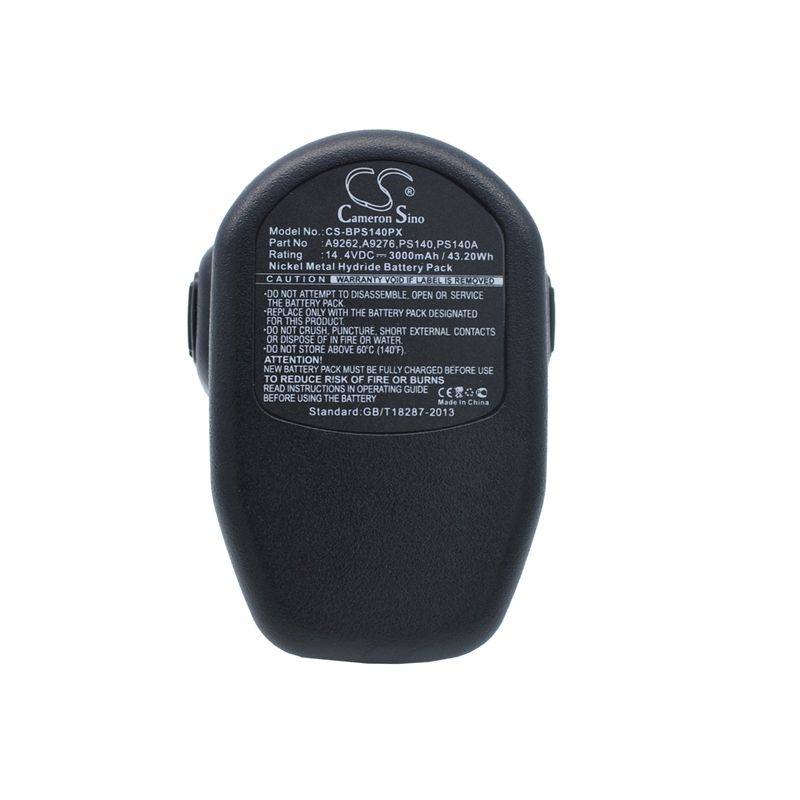 Ni-mh Battery Fits Black & Decker, Cd1402k2, Cd140gk, Cd140gk2 14.4v, 3000mah Power Tools Cameron Sino Technology Limited