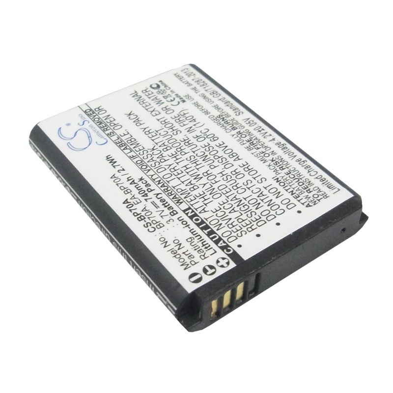 Li-ion Battery fits Samsung, Aq100, Dv100, Dv101 3.7V, 740mAh Camera Cameron Sino Technology Limited