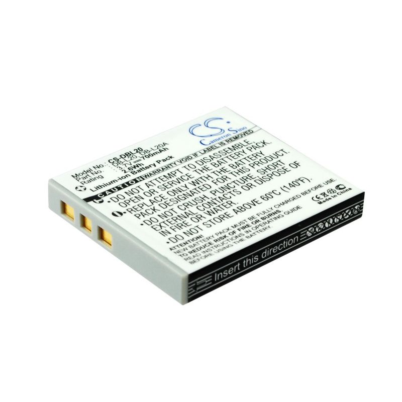 Li-ion Battery Fits Sanyo, Xacti Dmx-c1, Xacti Dmx-c4(d), Xacti Dmx-c4(l) 3.7v, 700mah Camera Cameron Sino Technology Limited