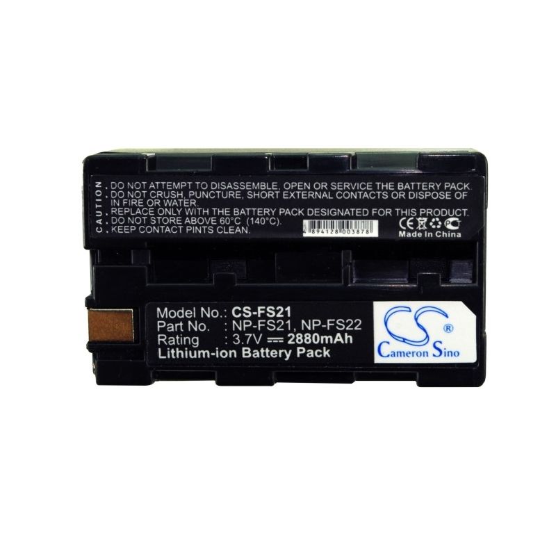 Li-ion Battery fits Sony, Dcr-pc1, Dcr-pc1e, Dcr-pc2 3.7V, 2880mAh Camera Cameron Sino Technology Limited