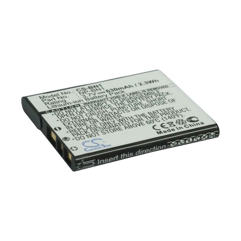 Li-ion Battery Fits Sony, Cyber-shot Dsc-t110p, Cyber-shot Dsc-t110s, Cyber-shot Dsc-tx100vr 3.7v, 630mah Camera Cameron Sino Technology Limited