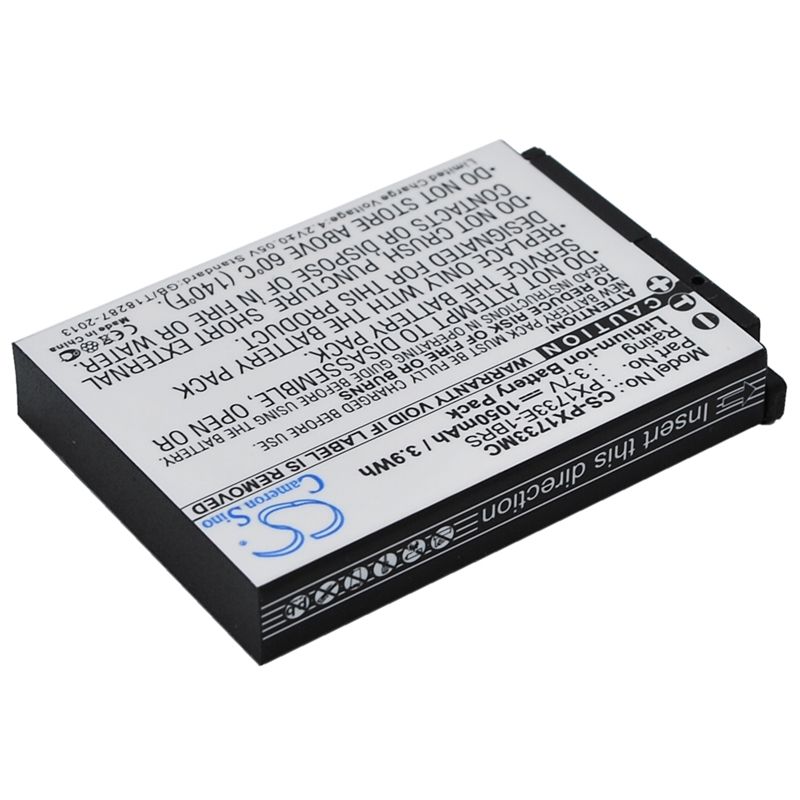 Li-ion Battery fits Toshiba, Camileo S30, Camileo S30 Hd, Pa3893u-1cam 3.7V, 1050mAh x 3.9Wh Camera Cameron Sino Technology Limited