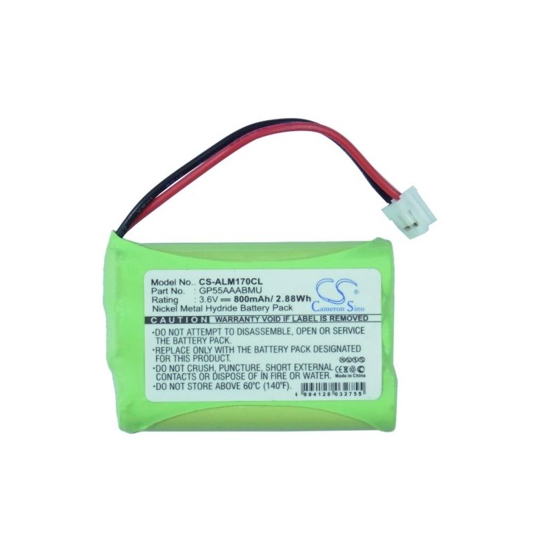 Ni-mh Battery Fits Alcatel, Alcatel Altiset S Gap, Alcatel Bilboa 570, Altiset Ms 3.6v, 800mah Cordless Phone Cameron Sino Technology Limited